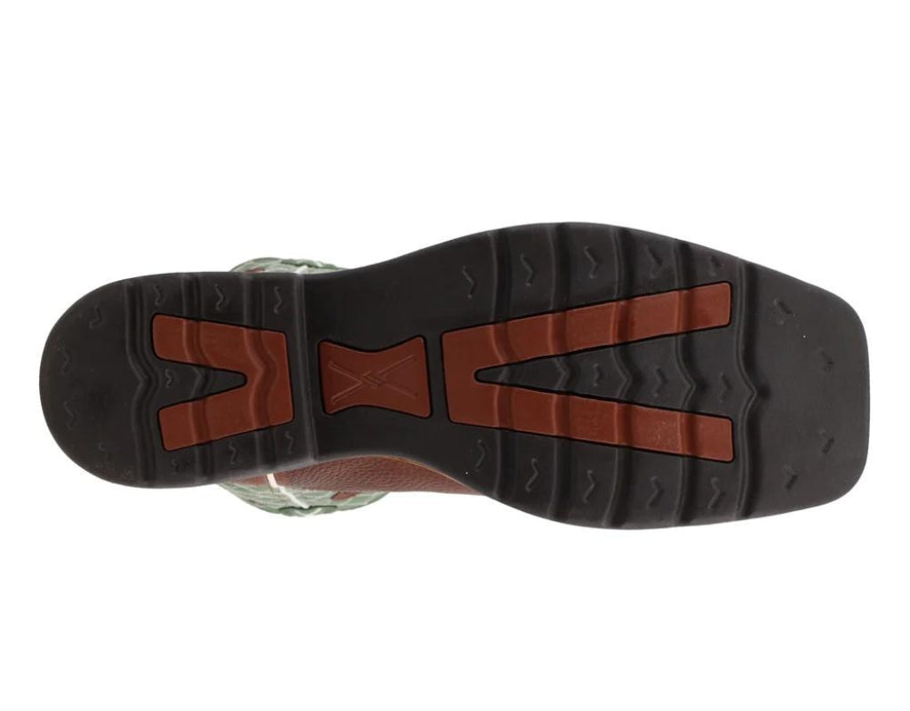 Work Twisted X Men's 12 Inch Steel Toe Western Work MetGuard
