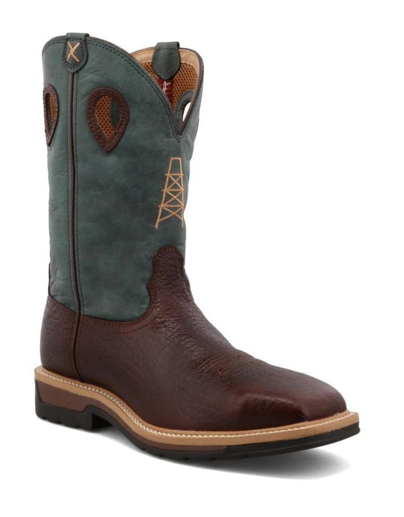 Work Twisted X Men's 12 Inch Steel Toe Western Work Boot