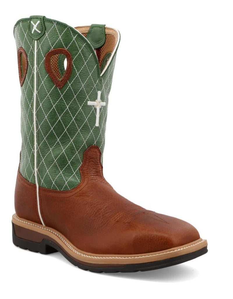 Work Twisted X Men's 12 Inch Steel Toe Western Work Boot