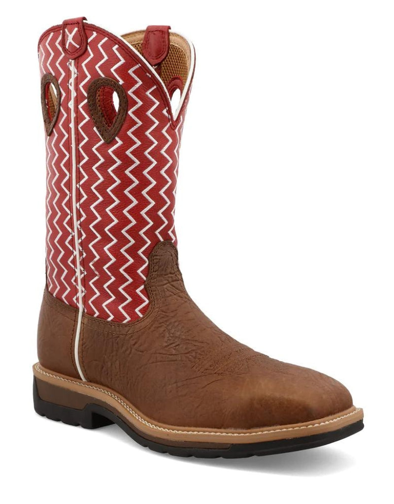 Work Twisted X Men's 12 Inch Steel Toe Western Work Boot