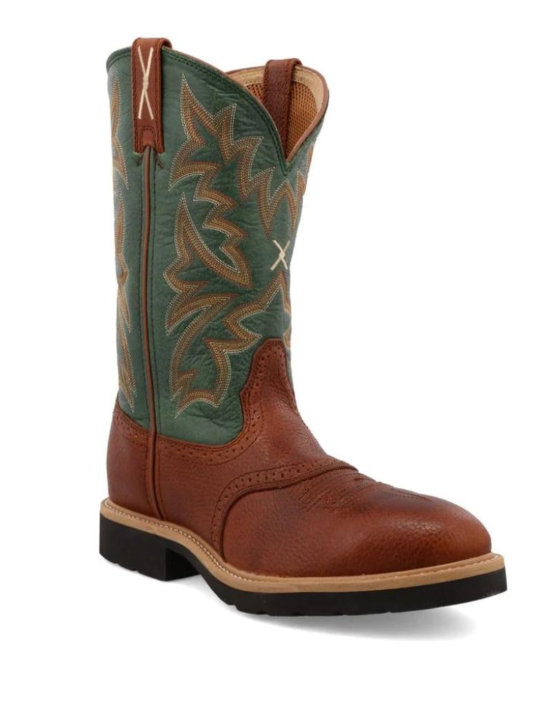 Work Twisted X Men's 12 Inch Steel Toe Western Work Boot