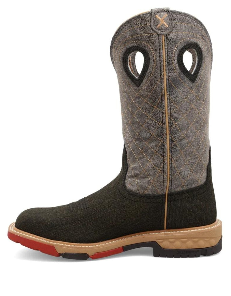 Twisted X Men's 12 Inch Western Work Alloy Toe duraTWX Slip-Resistant