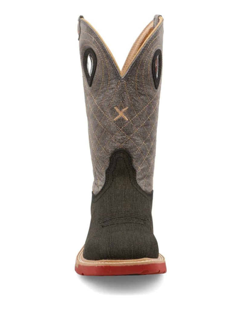 Twisted X Men's 12 Inch Western Work Alloy Toe duraTWX Slip-Resistant