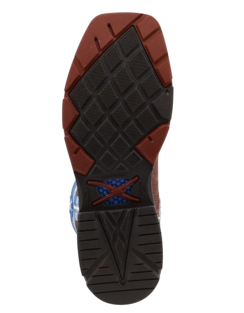 Twisted X Men's 12 Inch Western Work Alloy Toe Slip-Resistant