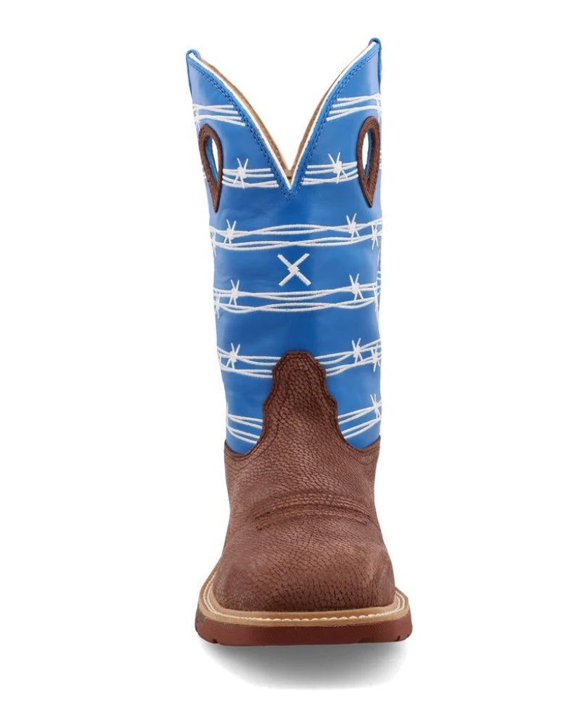 Twisted X Men's 12 Inch Western Work Alloy Toe Slip-Resistant