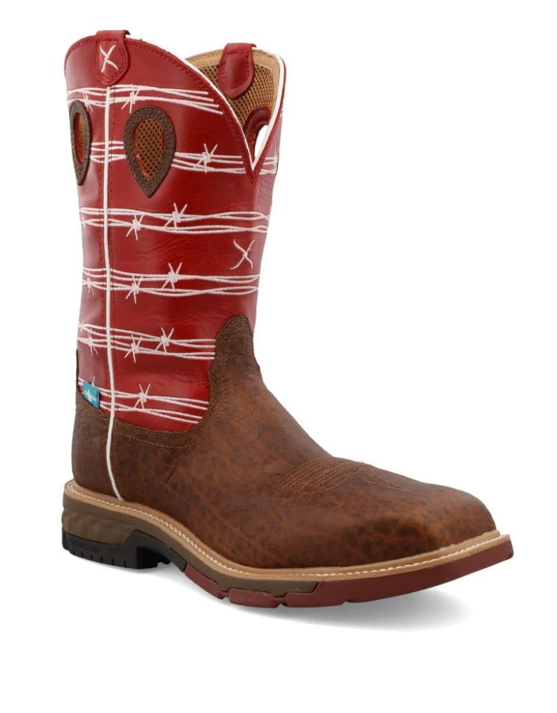 Twisted X Men's 12 Inch Western Nano Composite Waterproof