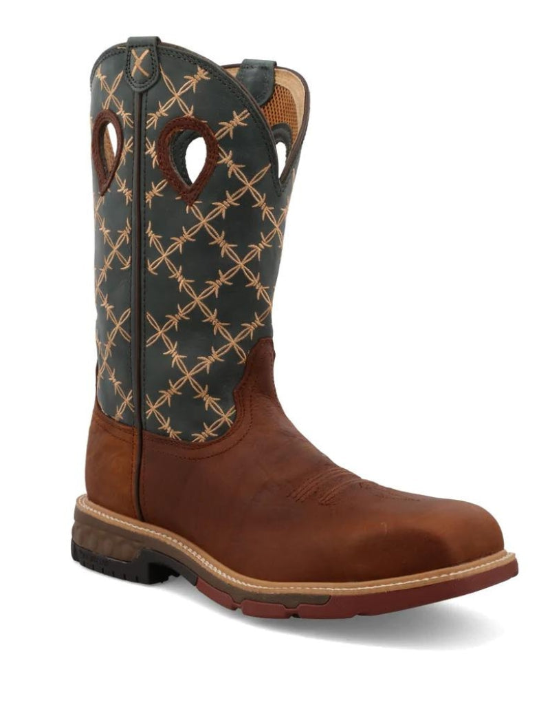 Work Twisted X Men's 12 Inch Nano Composite Safety Toe Western Work