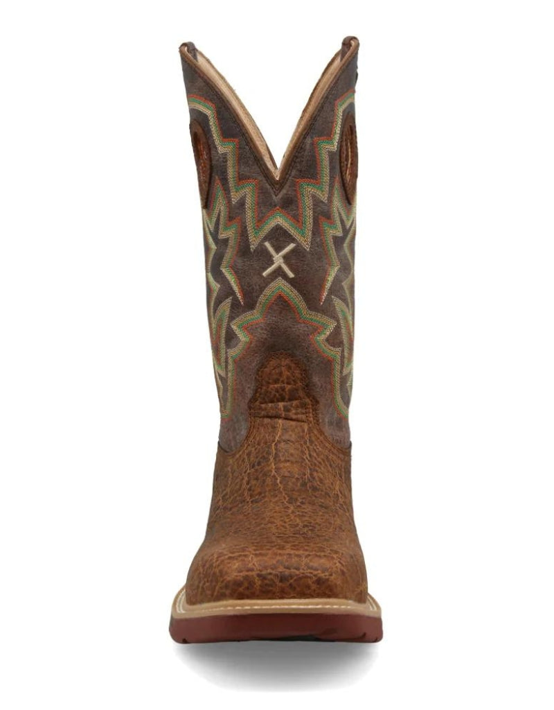 Work Twisted X Men's 12 Inch Nano Composite Safety Toe Western Work Boot