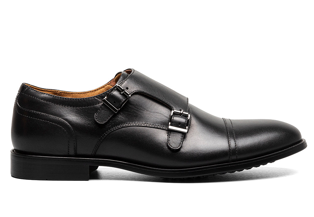 Florsheim Men's Rucci Cap Toe Double Monk Strap Loafer