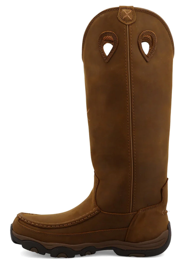 Work Twisted X Men's 17 Inch Snake Boot Waterproof Slip Resistant Viperguard