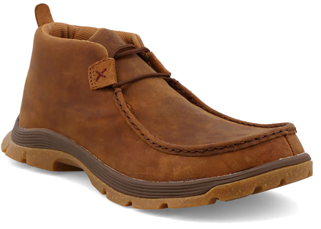 Twisted X Men's Chukka Oblique Toe Oiled Saddle