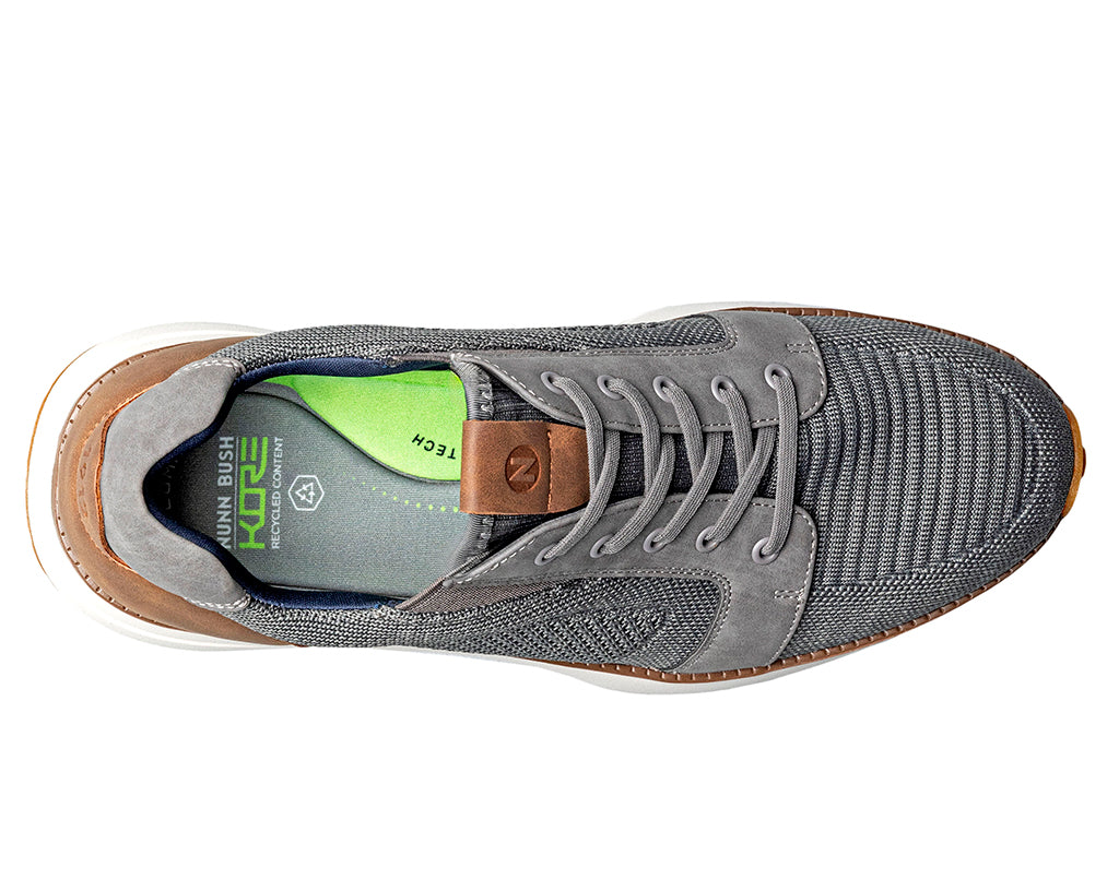Nunn Bush Men's Kore Swift Knit Lace To Toe Sneaker