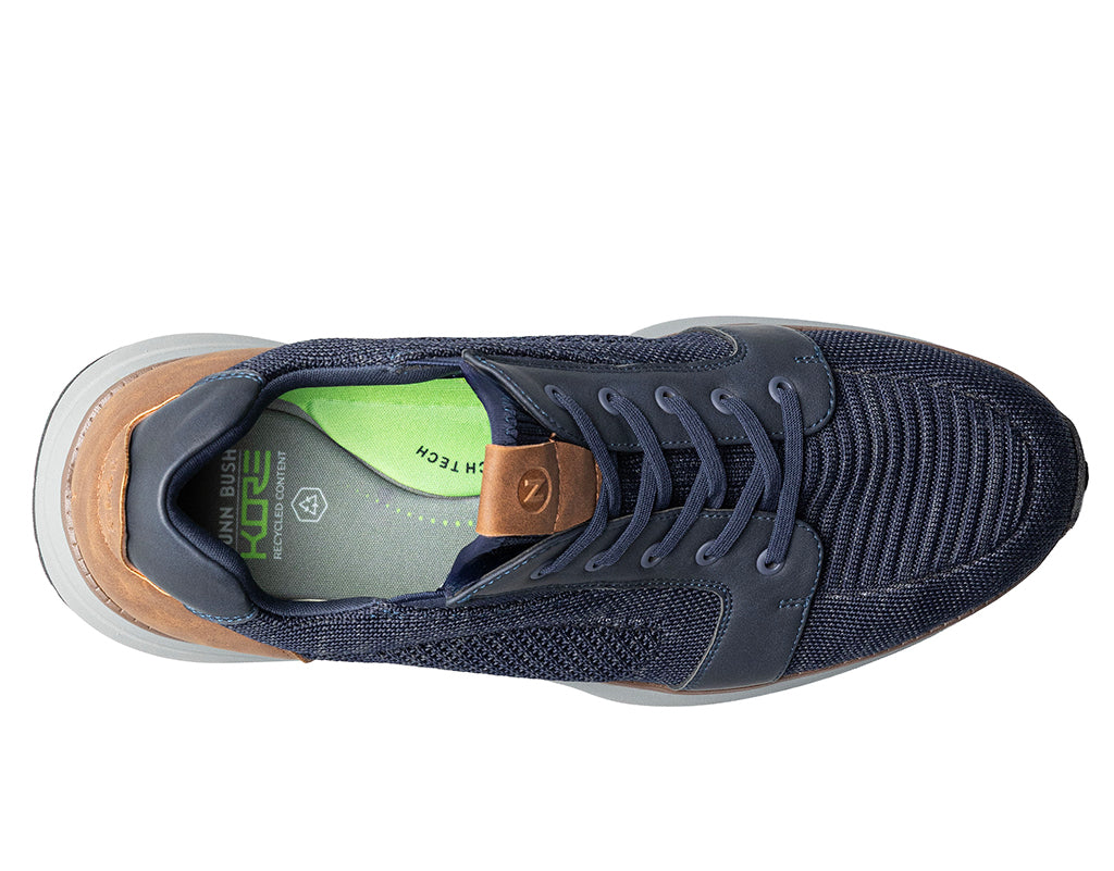 Nunn Bush Men's Kore Swift Knit Lace To Toe Sneaker