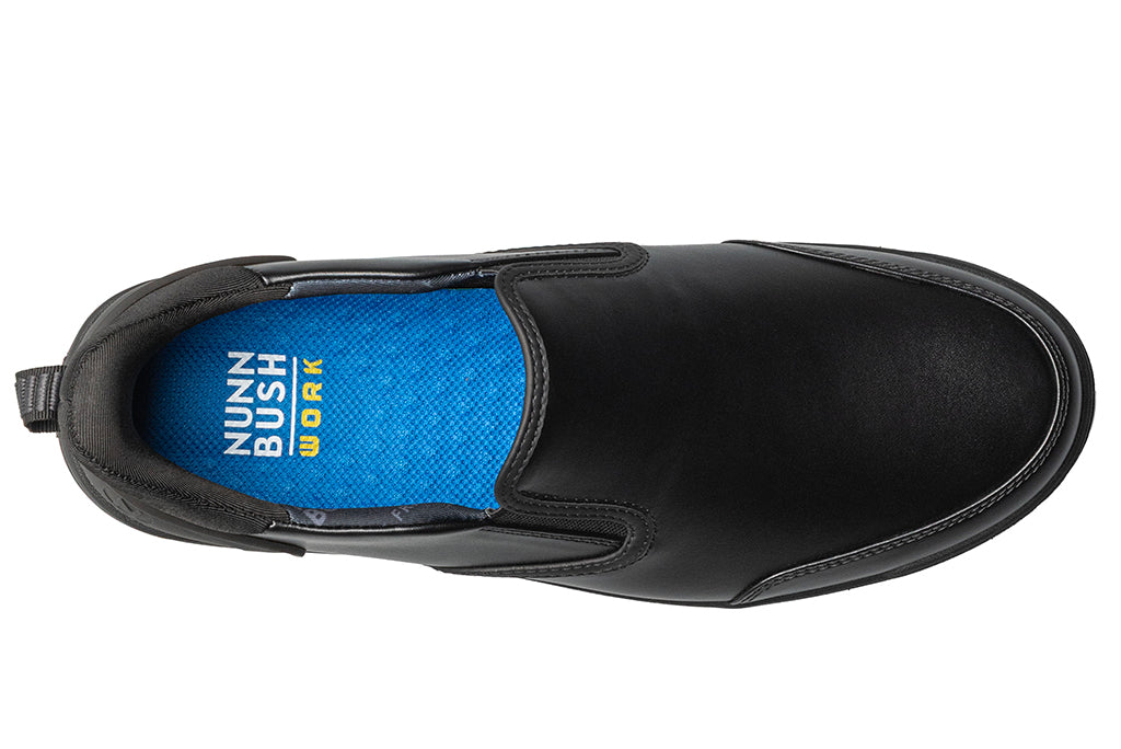 Nunn Bush Men's Kore City Walk Work EZ Hands Free Moc Toe Slip-On