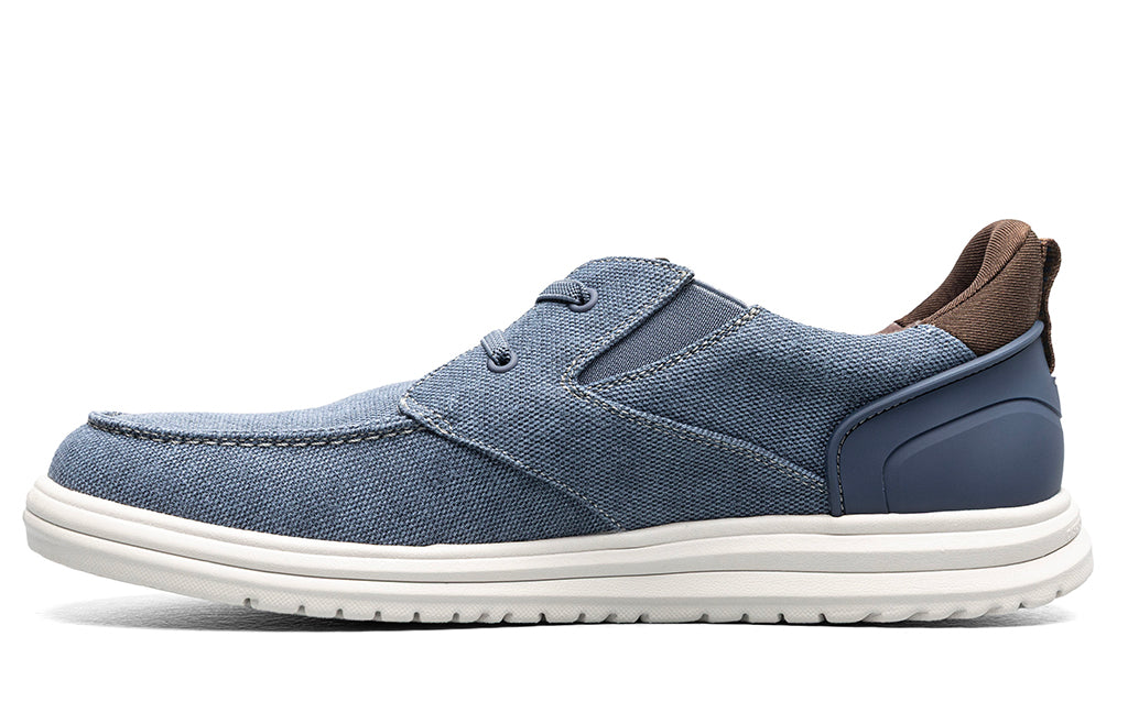 Nunn Bush Men's Brew City EZ Hands Free Canvas Lace Moc Toe Slip-On