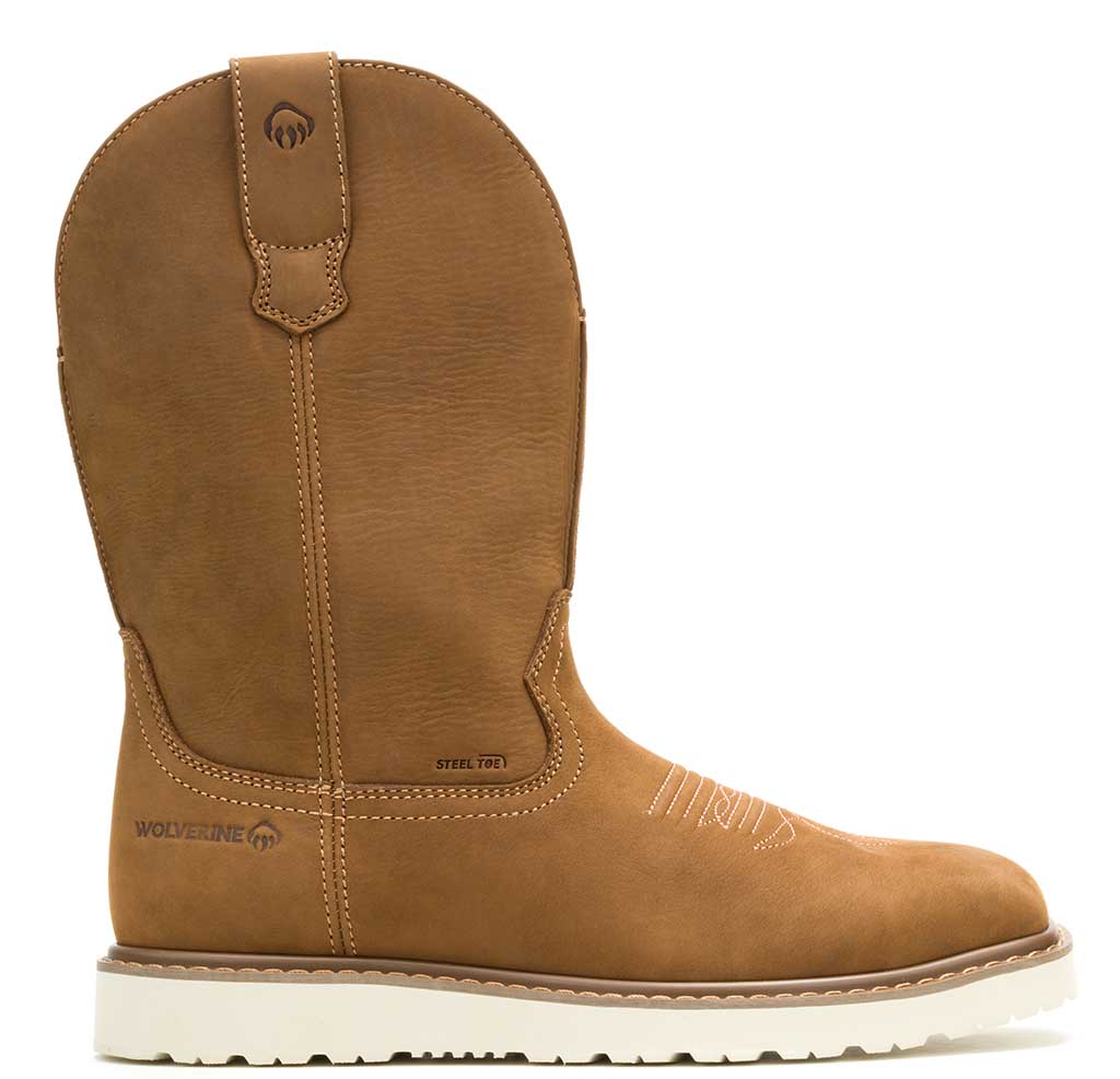 Wolverine Men's Bronc Wedge Steel Toe Pull-On Wellington