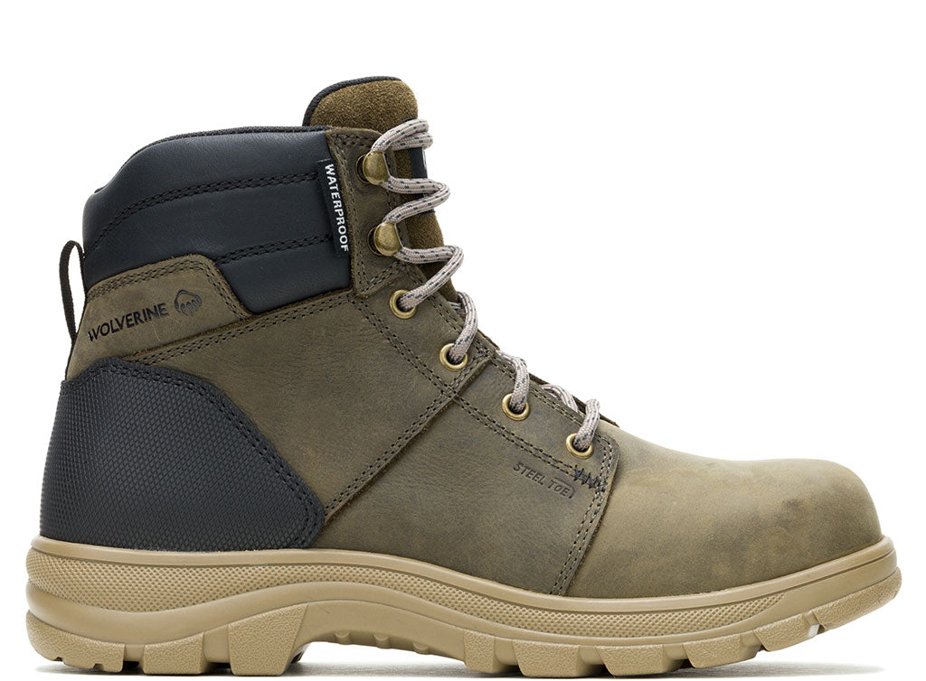 Wolverine Men's Drayton Steel Toe Waterproof Boot