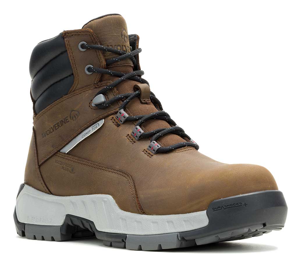 Wolverine Men's Tarmac II 6 Inch Reflective CarbonMax Safety Boot
