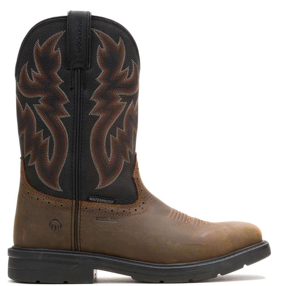 Wolverine Men's Rancher Level Steel Toe Wellington