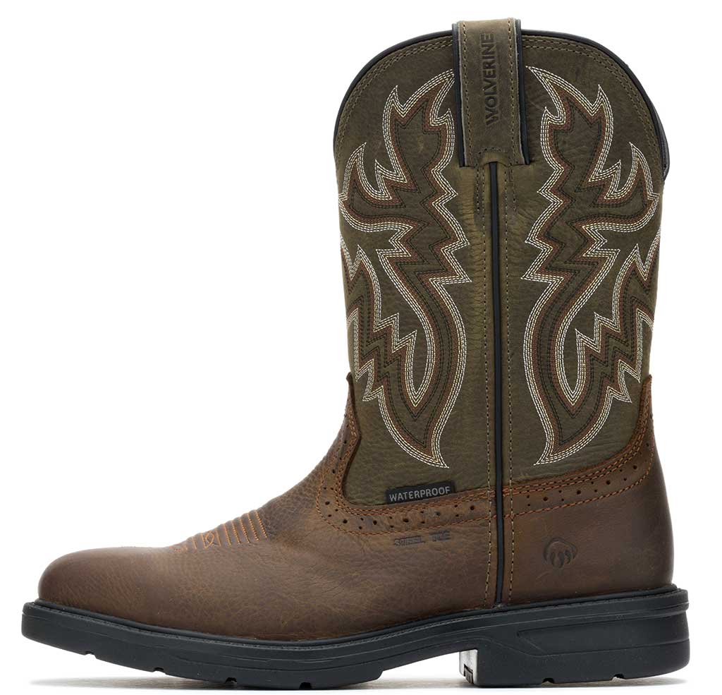 Wolverine Men's Rancher Level Steel Toe Wellington