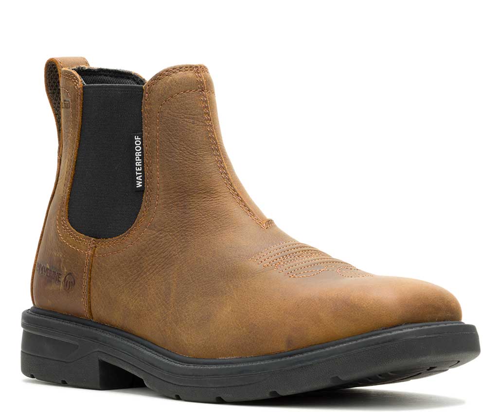 Wolverine Men's Rancher Level Steel Toe Chelsea