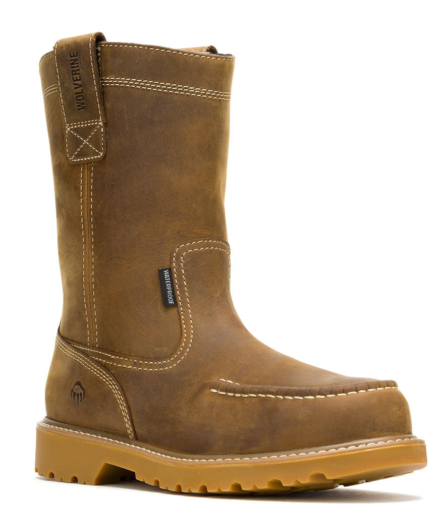 Wolverine Men's Floorhand Moc-Toe Waterproof Wellington Boot
