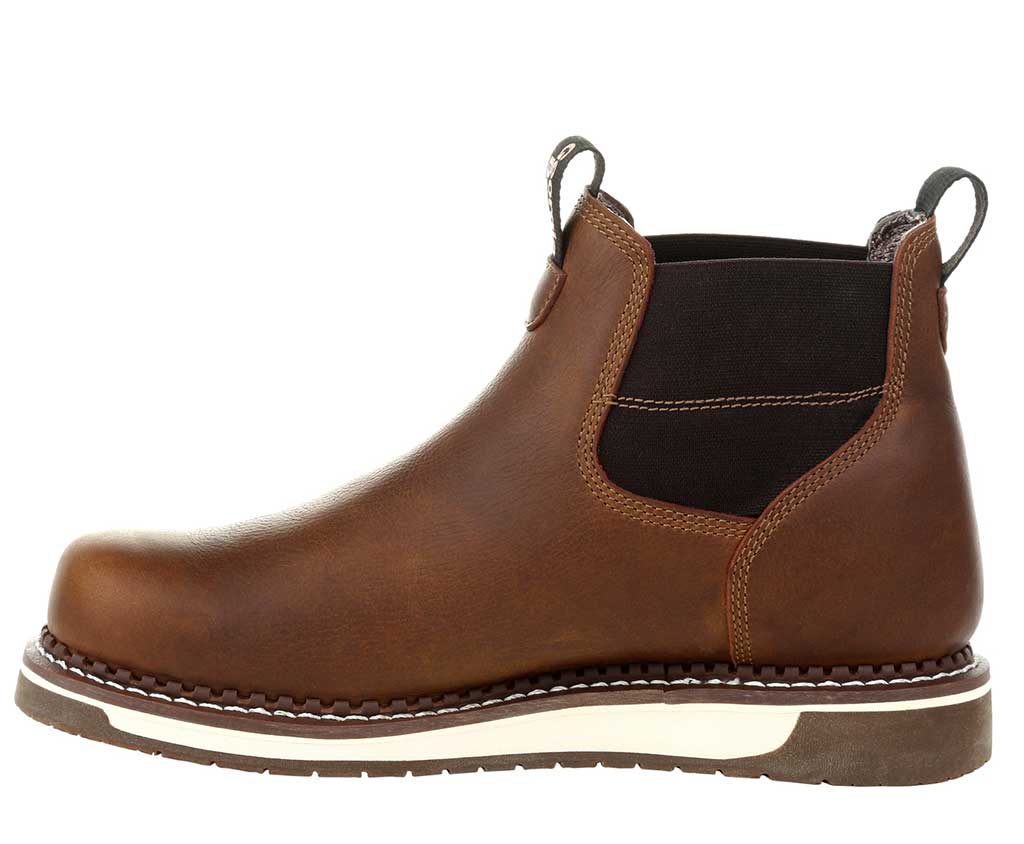 Georgia Boot Men's AMP LT Wedge Steel Toe Waterproof Chelsea