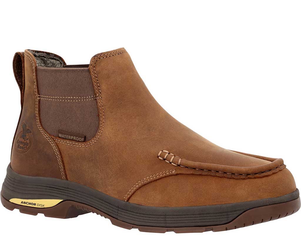 Georgia Boot Men's Athens SuperLyte Waterproof Work Chelsea