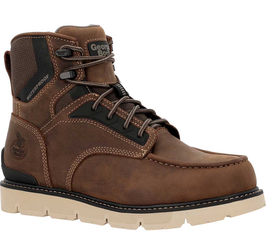 Georgia Boot Men's Carbon Flex Wedge Waterproof Moc Soft Toe Boot