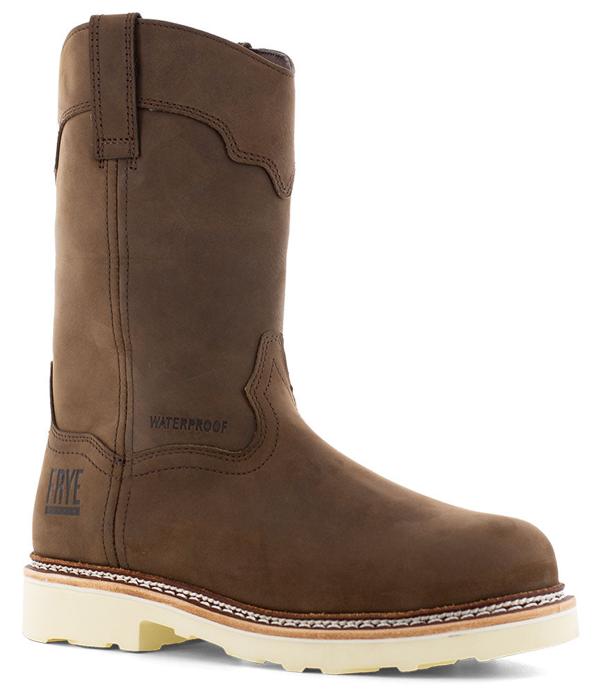 Frye Supply Men's 10 Inch Wellington Work Boot WP ST SR EH