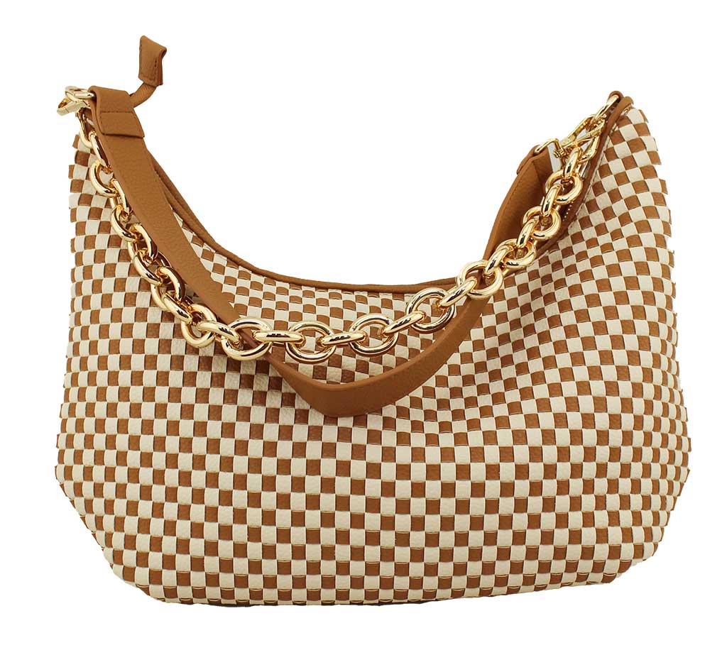 Pretty Simple Sienna Slouchy Woven Shoulder Bag