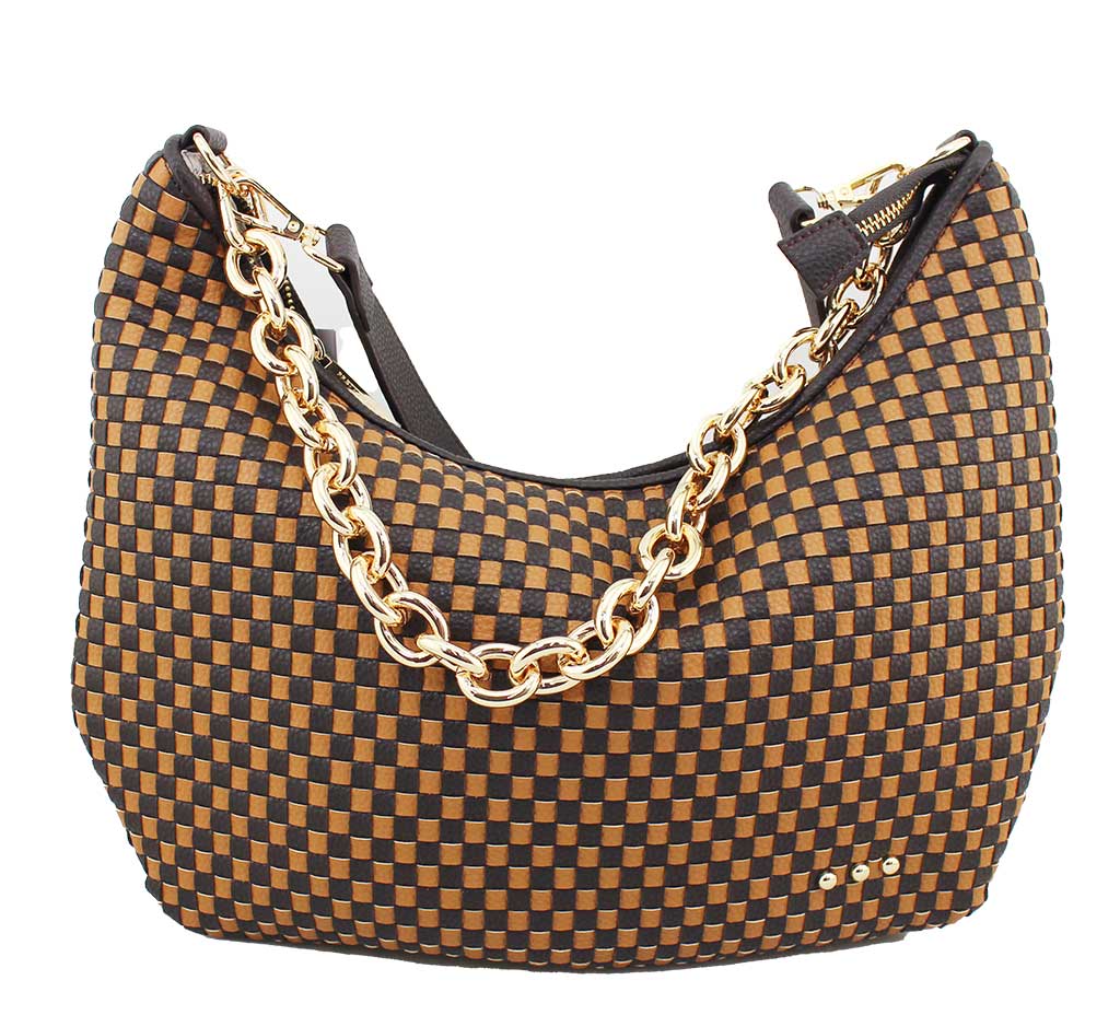Pretty Simple Sienna Slouchy Woven Shoulder Bag