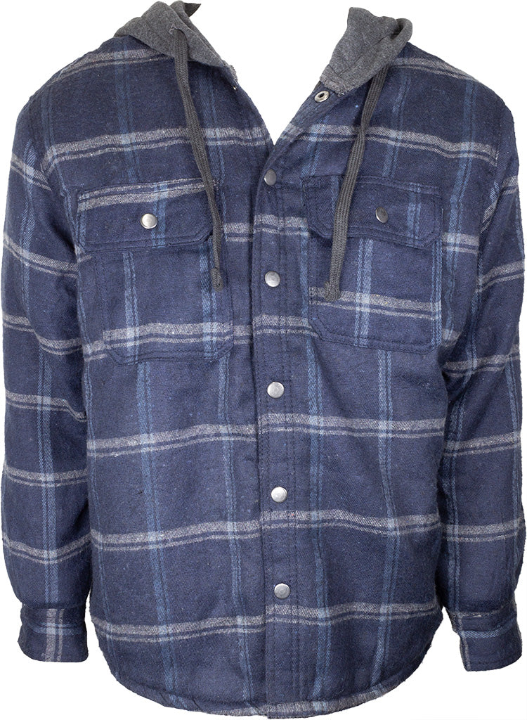 I5 Apparel Quilt Hood Shirt Jac