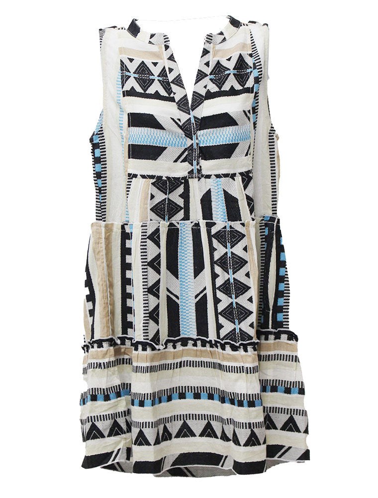 ELAN Aztec Print Dress