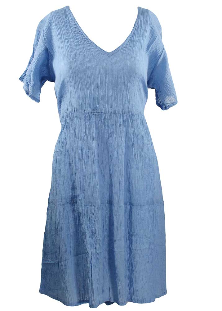 Stillwater Supply Co. Crepe Trered Dress