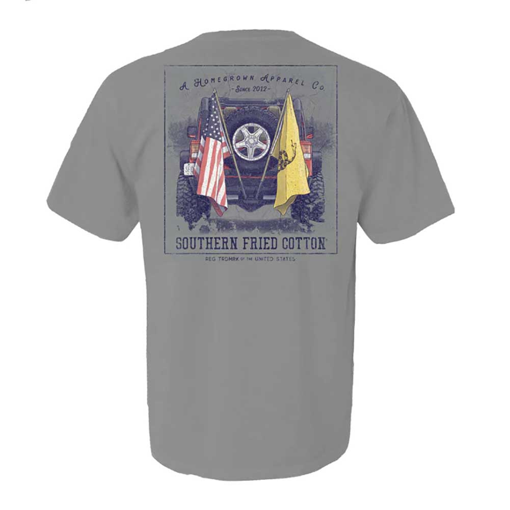 Southern Fried Cotton Big Tire Patriot T-Shirt
