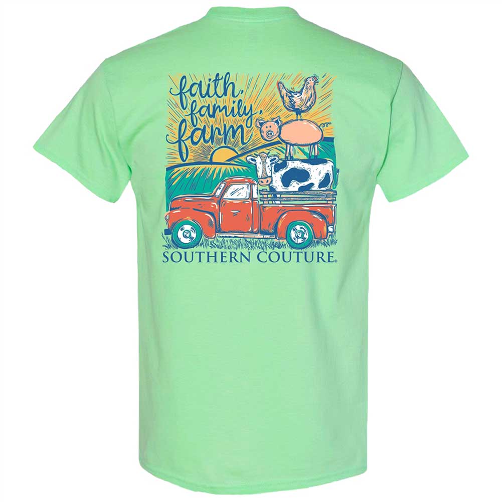 Southern Couture Faith Family Farm T-Shirt