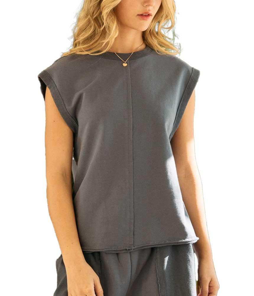 Oddi Raw Edge Muscle Top