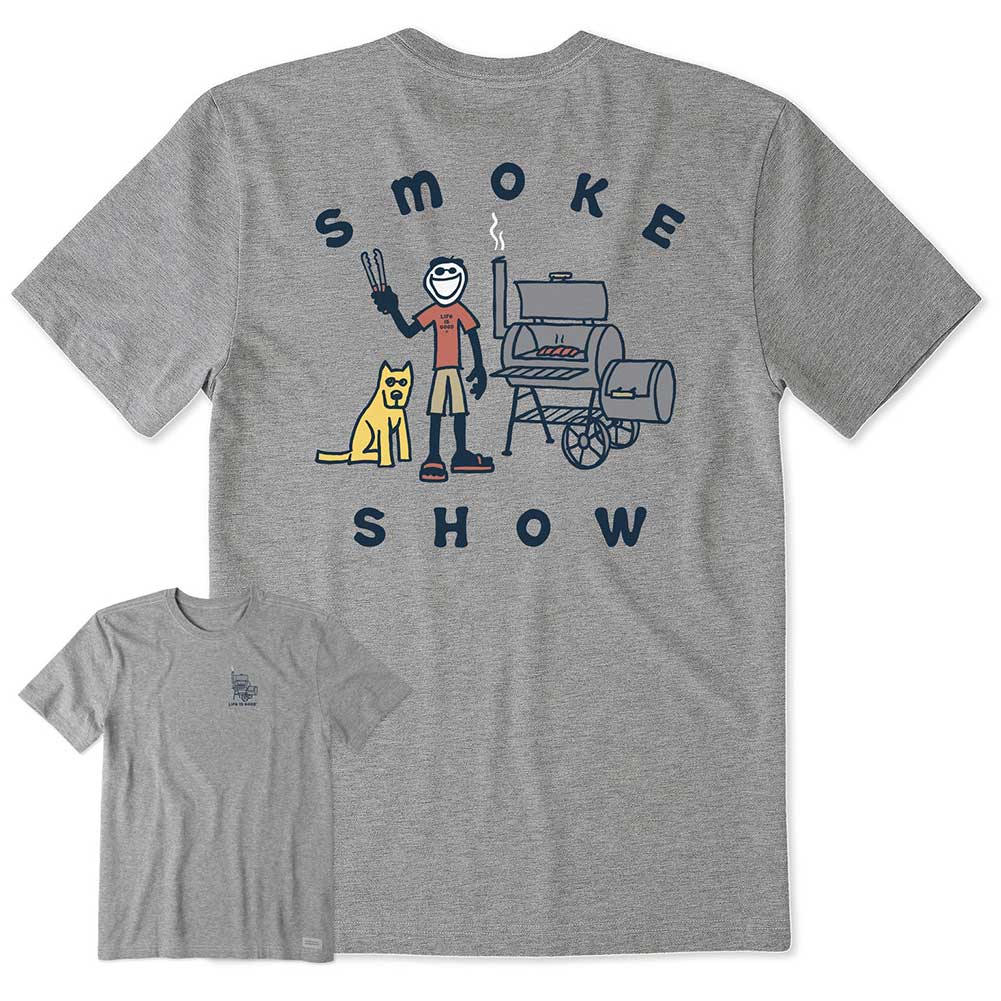 Life Is Good Jake & Rocket Smoker T-Shirt