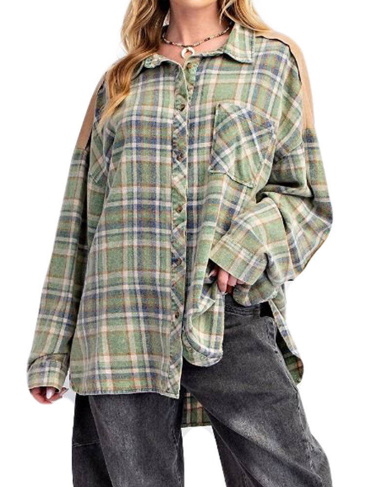 Easel Plaid Tunic