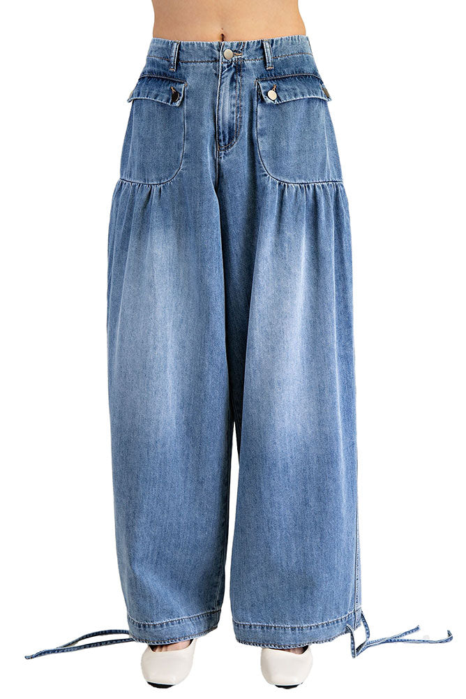 Easel Aladdin Denim Pants