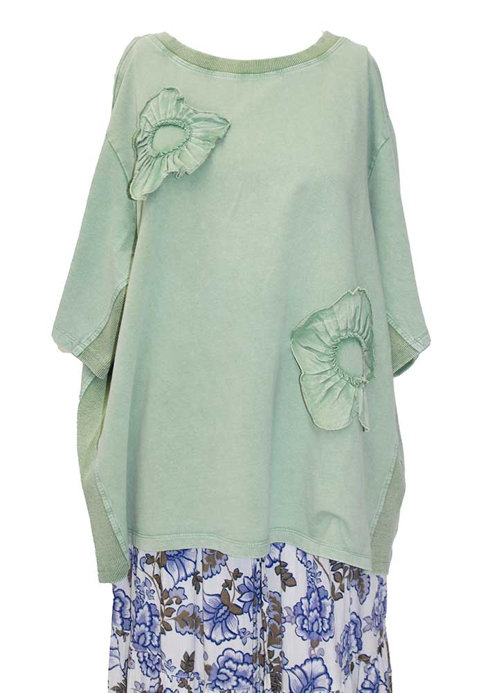 Easel Tonal Flower Top