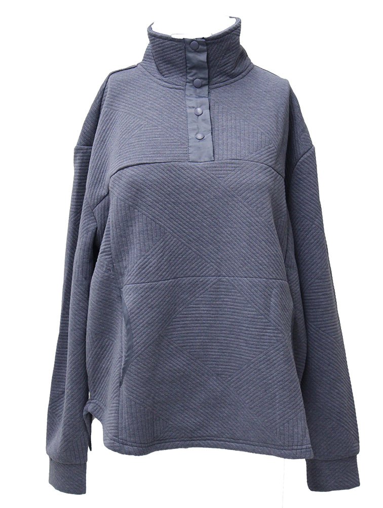 Stillwater Supply Co. Leonia Quilted 1/4 Snap Pullover