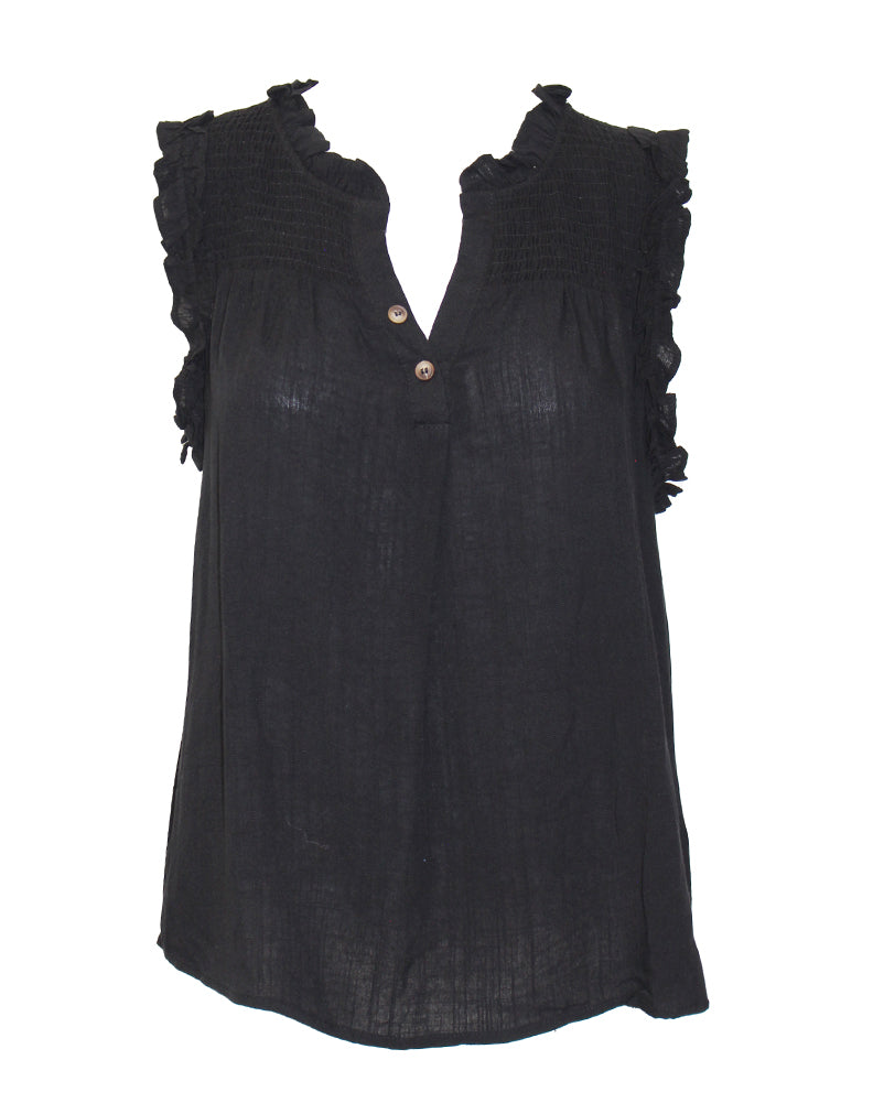 Blu Pepper Ruffle Top