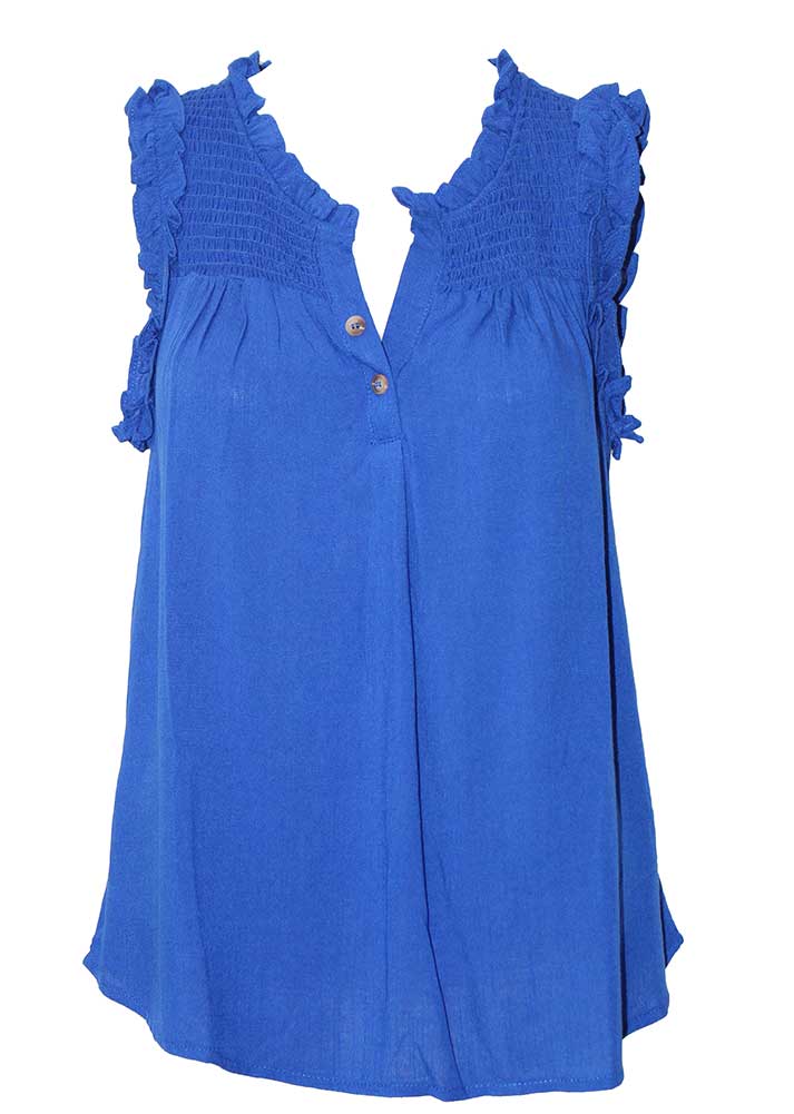 Blu Pepper Ruffle Top