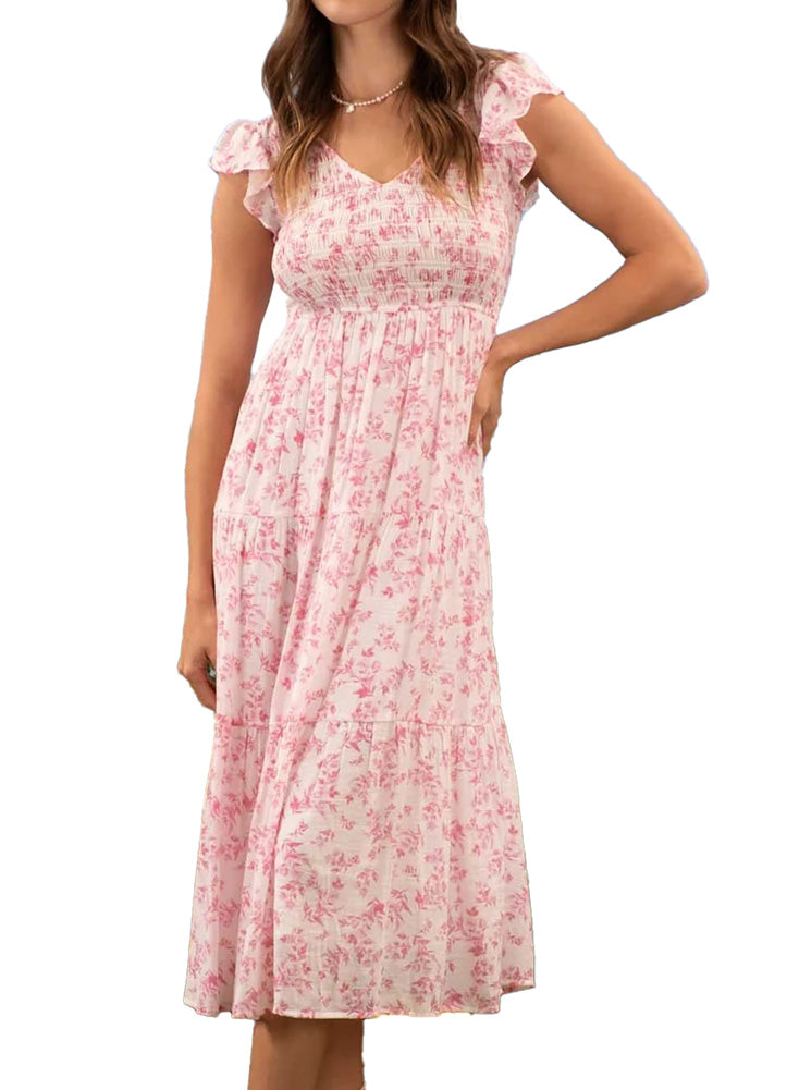 Blu Pepper Flutter Toille Dress