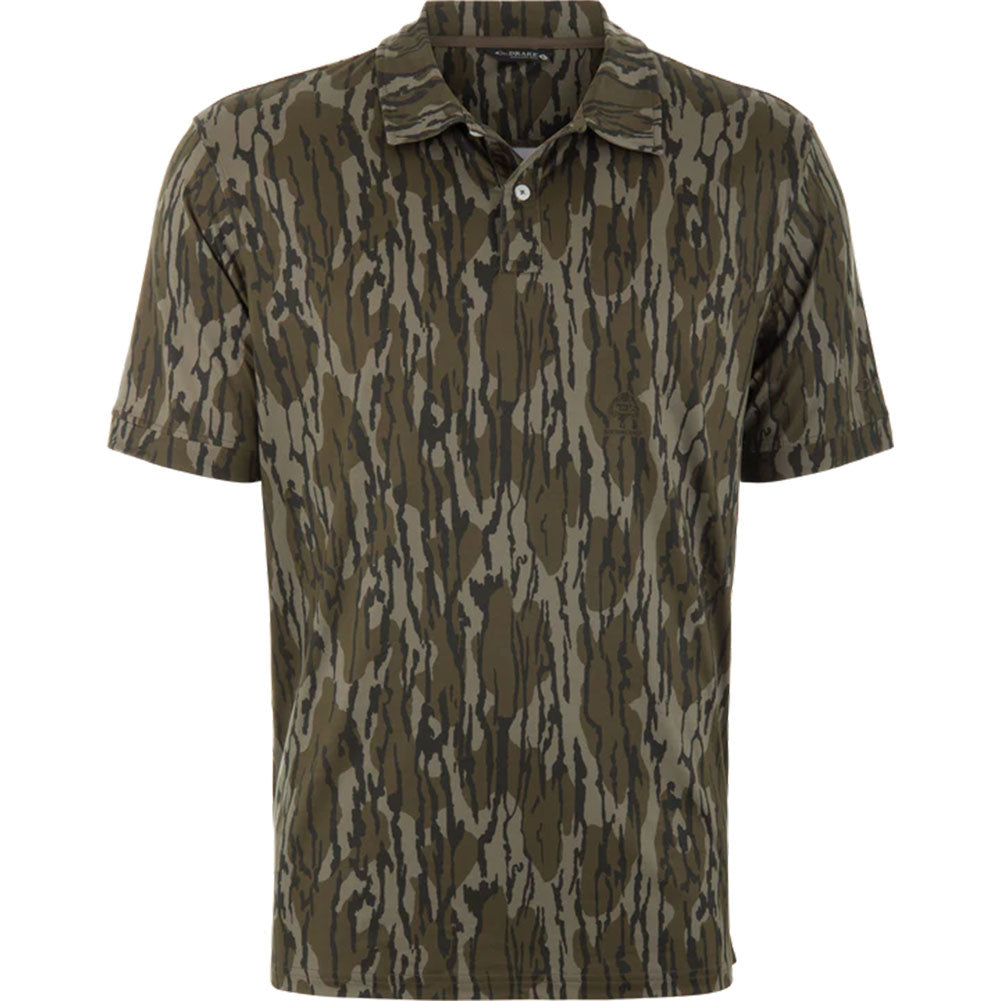 Drake Men's Camo Performance Polo Shirt