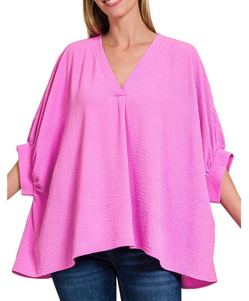 ZENANA V-Neck Dolman Airflow