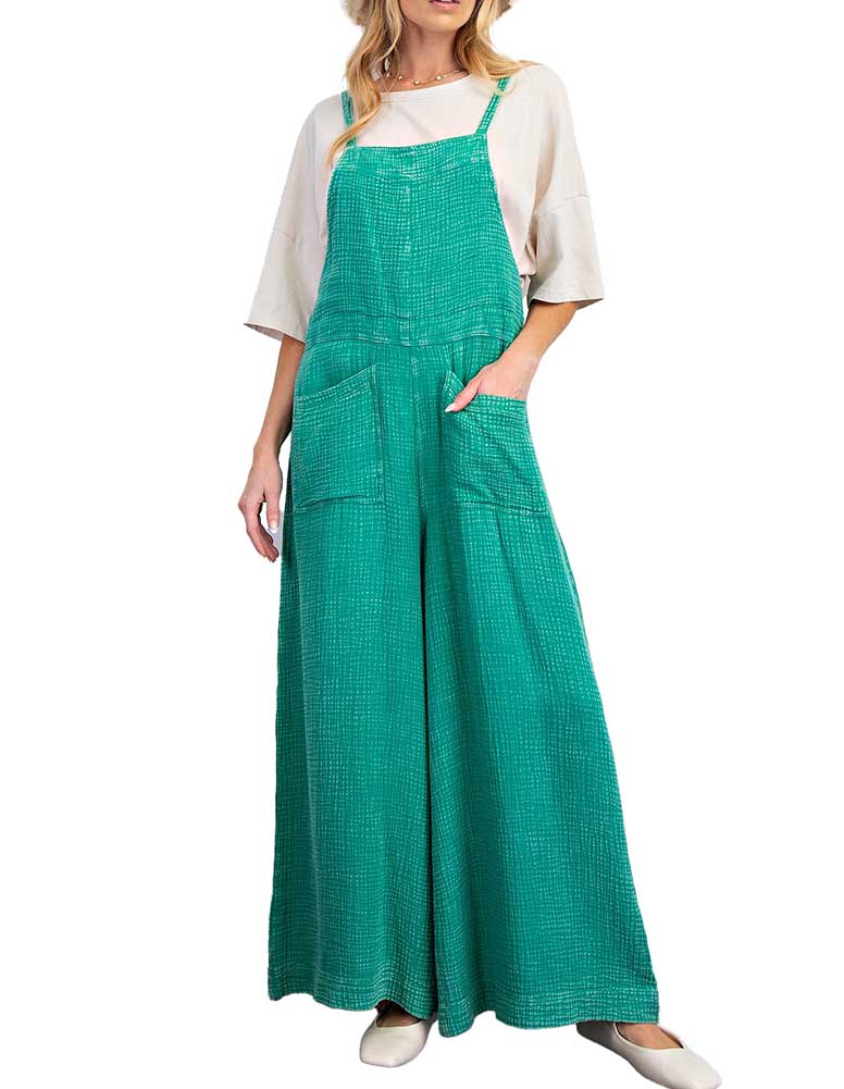 Easel Washed Cotton Jumpsuit