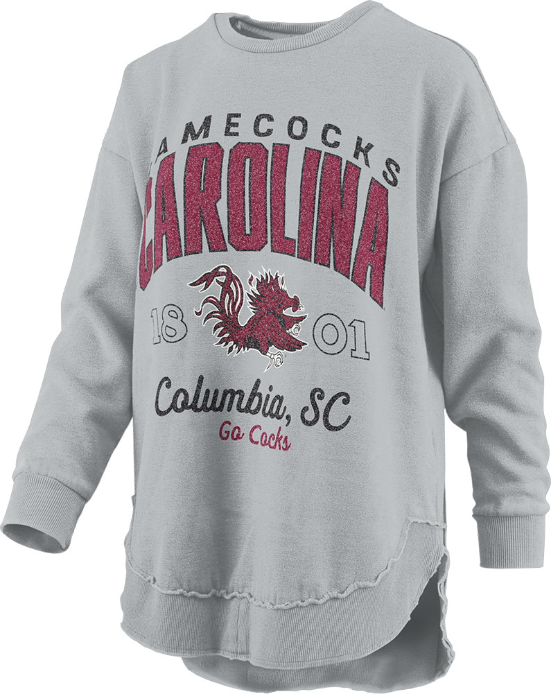 Pressbox USC Gamecocks Corvalis Crew Melange Fleece